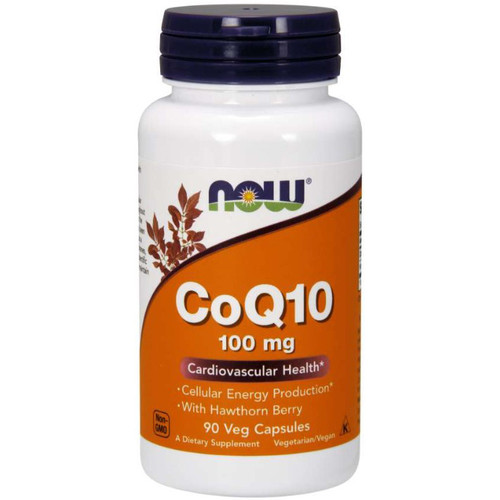 Now Foods CoQ10 100mg w/Hawthorn Berry 90vc