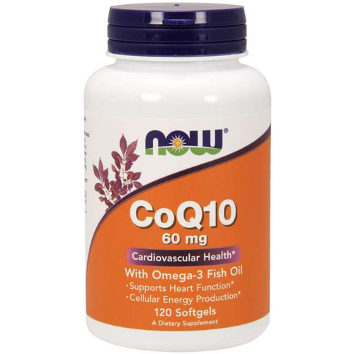 Now Foods CoQ10 60mg w/Omega-3 Fish Oils 120sg