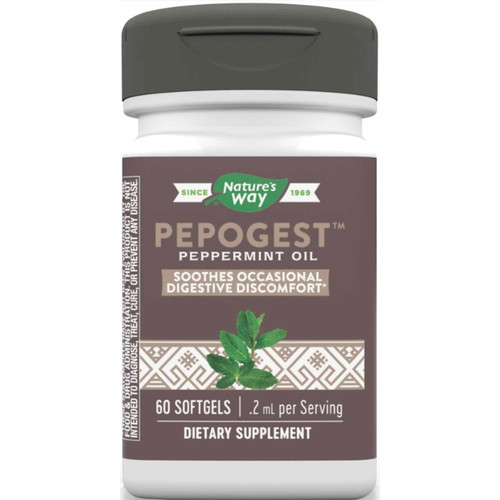 Natures Way Pepogest Peppermint Oil 60sg