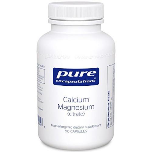 Pure Encapsulations Calcium Magnesium Citrate 90c