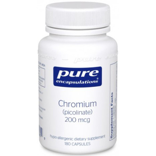 Pure Encapsulations Chromium Picolinate 200 mcg 180c