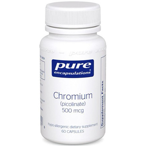 Pure Encapsulations Chromium Picolinate 500 mcg 60c