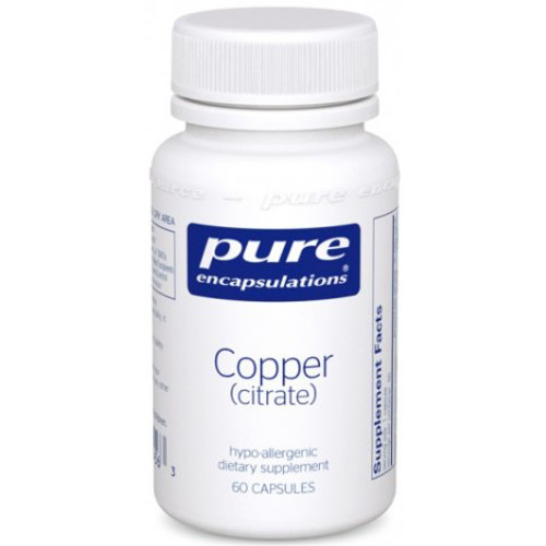 Pure Encapsulations Copper citrate 60c