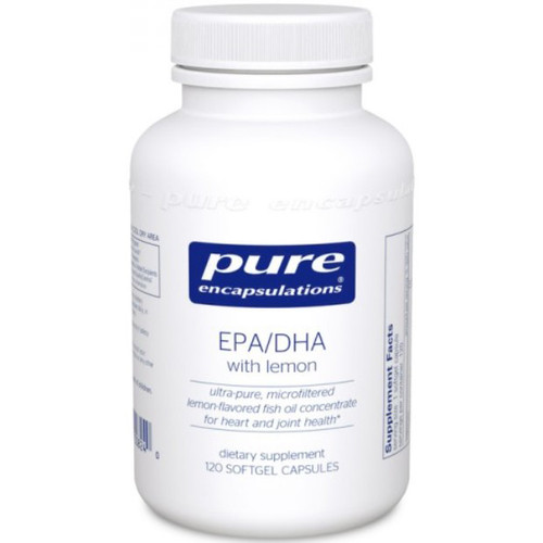 Pure Encapsulations EPA/DHA with lemon 120 softgels