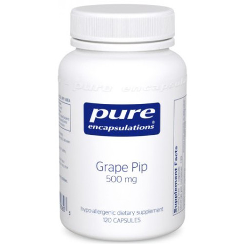 Pure Encapsulations Grape Pip 500mg 120c