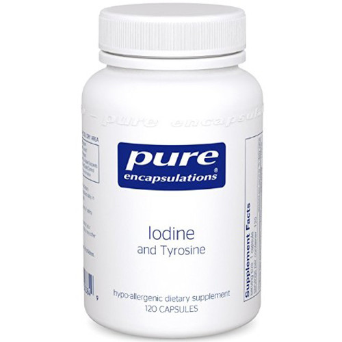 Pure Encapsulations Iodine and Tyrosine 120c