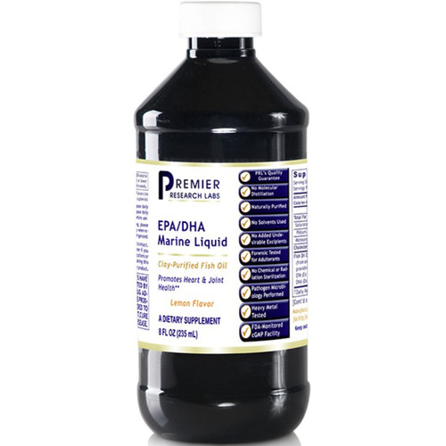 Premier Research Labs EPA/DHA Marine Liquid 8 oz Lemon Flavor