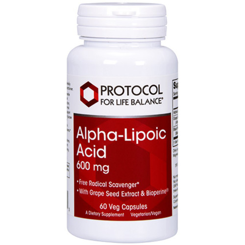 Protocol for Life Balance Alpha-Lipoic Acid 600 mg 60vc