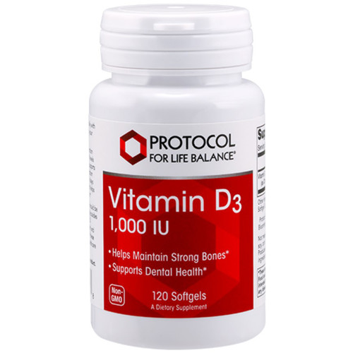 Protocol for Life Balance Vitamin D3 1,000 IU 120sg