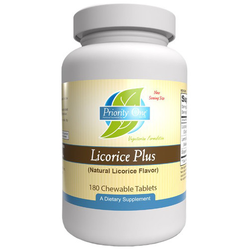 Priority One Licorice Plus 180 chewable tablets