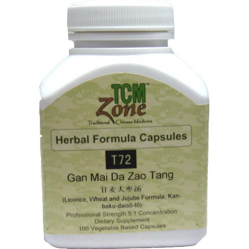 TCM Zone Gan Mai Da Zao Tang T72C (Licorice, Wheat and Jujube Formula) 100c