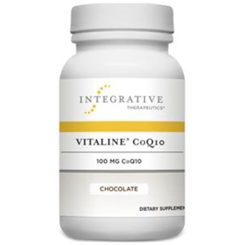 Integrative Therapeutics Vitaline CoQ10 100mg chocolate 30 chewable wafers