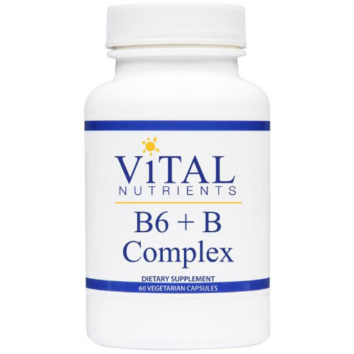 Vital Nutrients B6 + B Complex 60vc