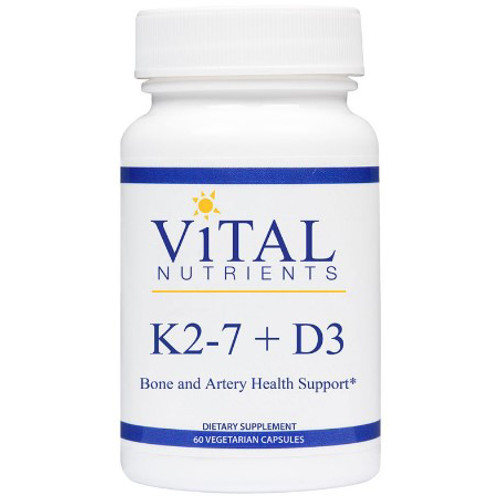 Vital Nutrients K2-7 + D3 60c