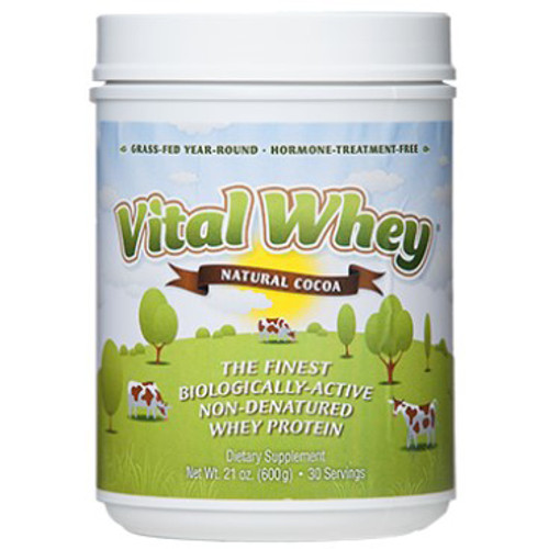 Well Wisdom Proteins Vital Whey Natural Cocoa Flavor 600 Grams