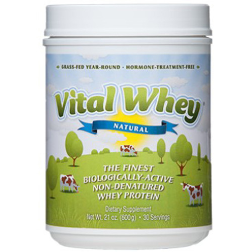 Well Wisdom Proteins Vital Whey Natural Flavor 600 Grams