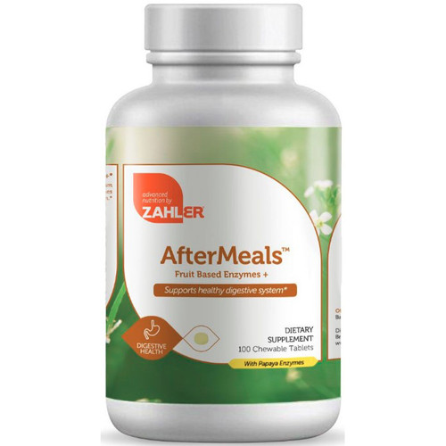 Advanced Nutrition by Zahler AfterMeals 100 Chewable Tablets
