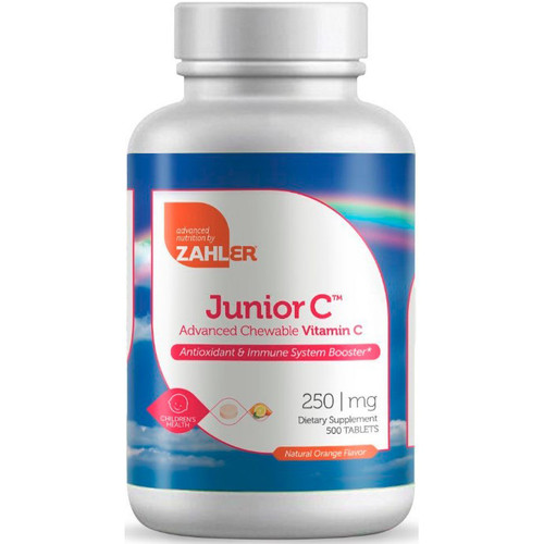 Advanced Nutrition by Zahler Junior C Orange 500 chewable tablets