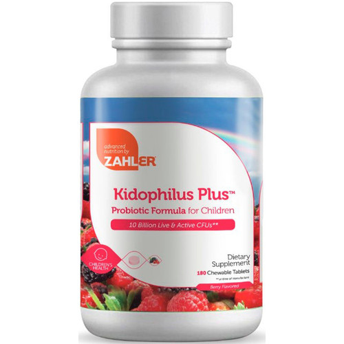 Advanced Nutrition by Zahler Kidophilus Plus 180 Chewable Tablets