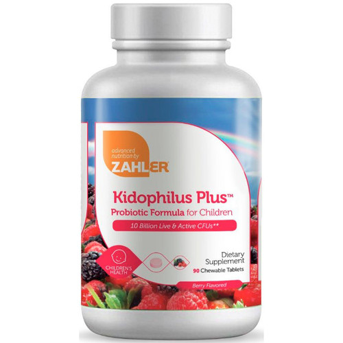 Advanced Nutrition by Zahler Kidophilus Plus 90 Chewable Tablets