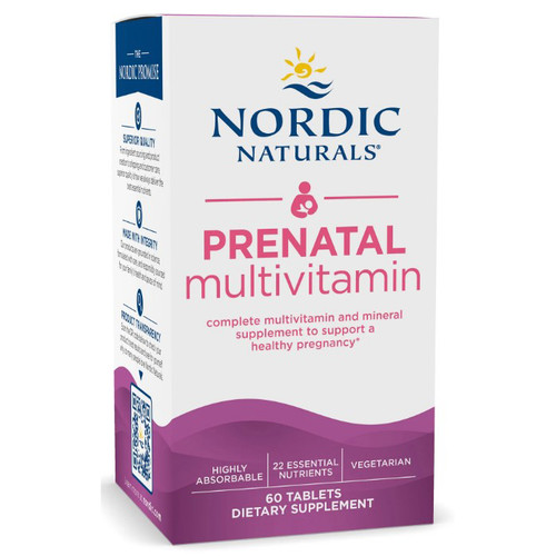 Nordic Naturals Prenatal Multivitamin 60 tablets