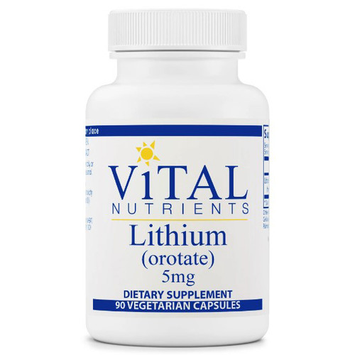 Vital Nutrients Lithium (orotate) 5 mg 90vc