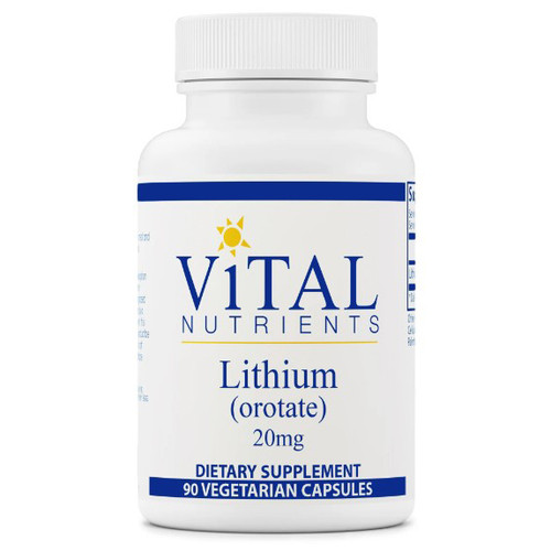 Vital Nutrients Lithium (orotate) 20 mg 90vc
