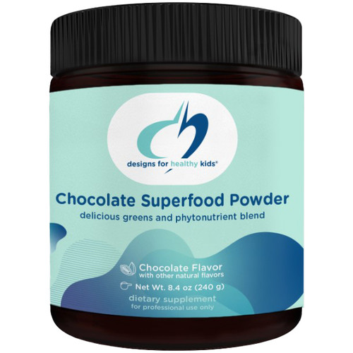 Chocolate Superfood Powder 8.4 oz Chocolate flavor front label