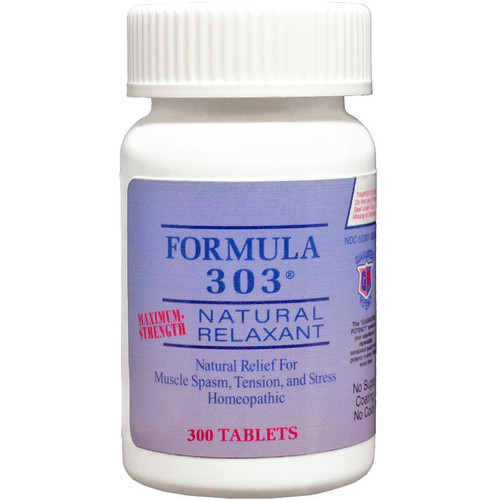Dee Cee Labs Formula 303 300 Tablets front label