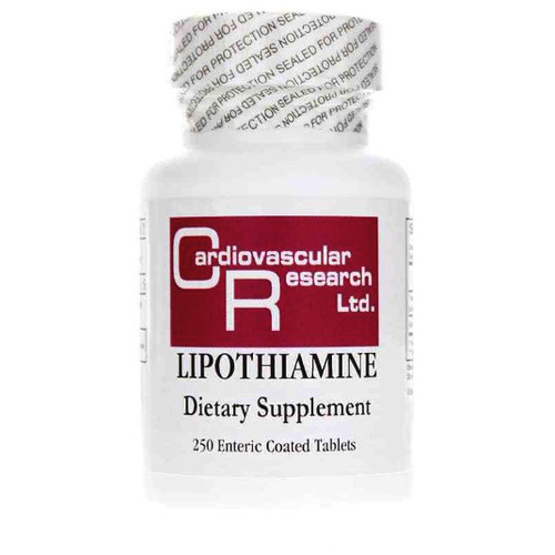 Cardiovascular Research Lipothiamine 250t front label