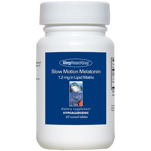 Allergy Research Group Slow Motion Melatonin in Lipid matrix 60T front label