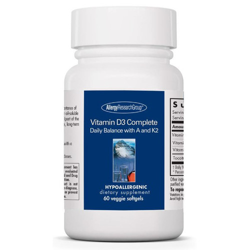 Allergy Research Group Vitamin D3 Complete 60 veggie softgels