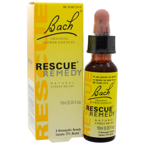 Bach Flower Remedies Rescue Remedy 10ml front label