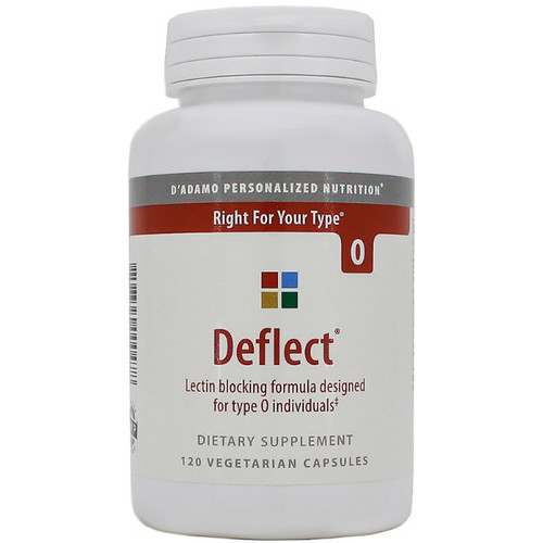 D'Adamo Personalized Nutrition Deflect Lectin Blocker Type O 120c