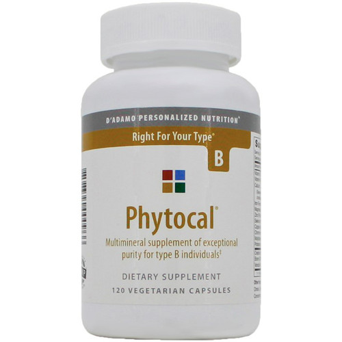 D'Adamo Personalized Nutrition Phytocal Mineral Formula (Type B) 120c