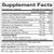 Approved Medical Solutions Nitric Oxide (N-O) ingredient label