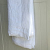 Australia Linen white linen flat sheet - Yummy Linen