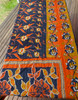 Floral Vintage Kantha Quilt Large Coverlet Throw Blanket Bohemian Bedding