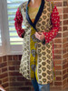 Retro Quilted Handmade Jacket Nakshi Vintage Kantha Robe Gilet Free Size