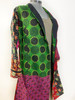 Vintage Kantha Quilted Kimono Patchwork Long Coat Unisex Medium