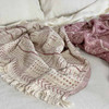 Cotton Blanket Coastal Beauty - Dusty Rose  - Yummy Linen