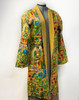 Frida Pablo Kantha Kimono Hand Stitched Bathrobe Mustard - Unisex Free Size