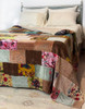 Rich warm tones feature in our Royal patchwork velvet blanket. They are large and luxurious and will fit sizes from double to super king.