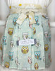 Girls Cotton Cafe Apron Owl / Daisy Pleated Owl Design