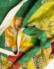 Apron Bohemian Kantha Cafe Green Floral Vintage Cooking Art Apron