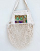 Cotton Mesh String Bags Eco-friendly Reusable String Tote x 3
