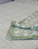 Soft Cotton Bed Sheet Block Printed Reversible / Cooling / Green King /Queen