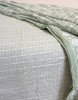 Soft Cotton Bed Sheet Block Printed Reversible / Cooling / Green King /Queen