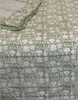 Soft Cotton Bed Sheet Block Printed Reversible / Cooling / Green King /Queen