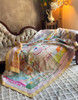  Vintage Suzani Kantha Blanket Uzbek Rugged Purple Throw Handmade